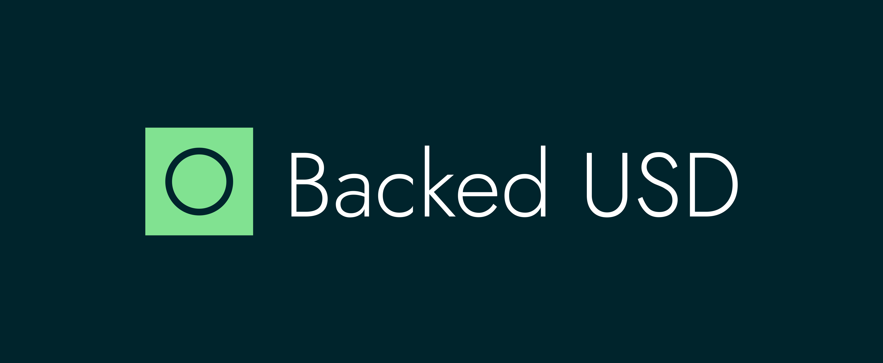 Backed USD logo